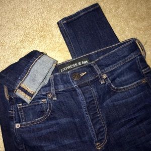 Express Super High Rise Skinny Jeans